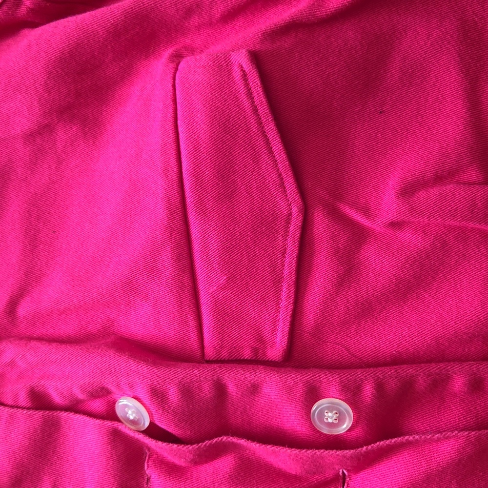 Eloquii fuschia pink cropped denim jacket size 14 - Picture 4 of 5
